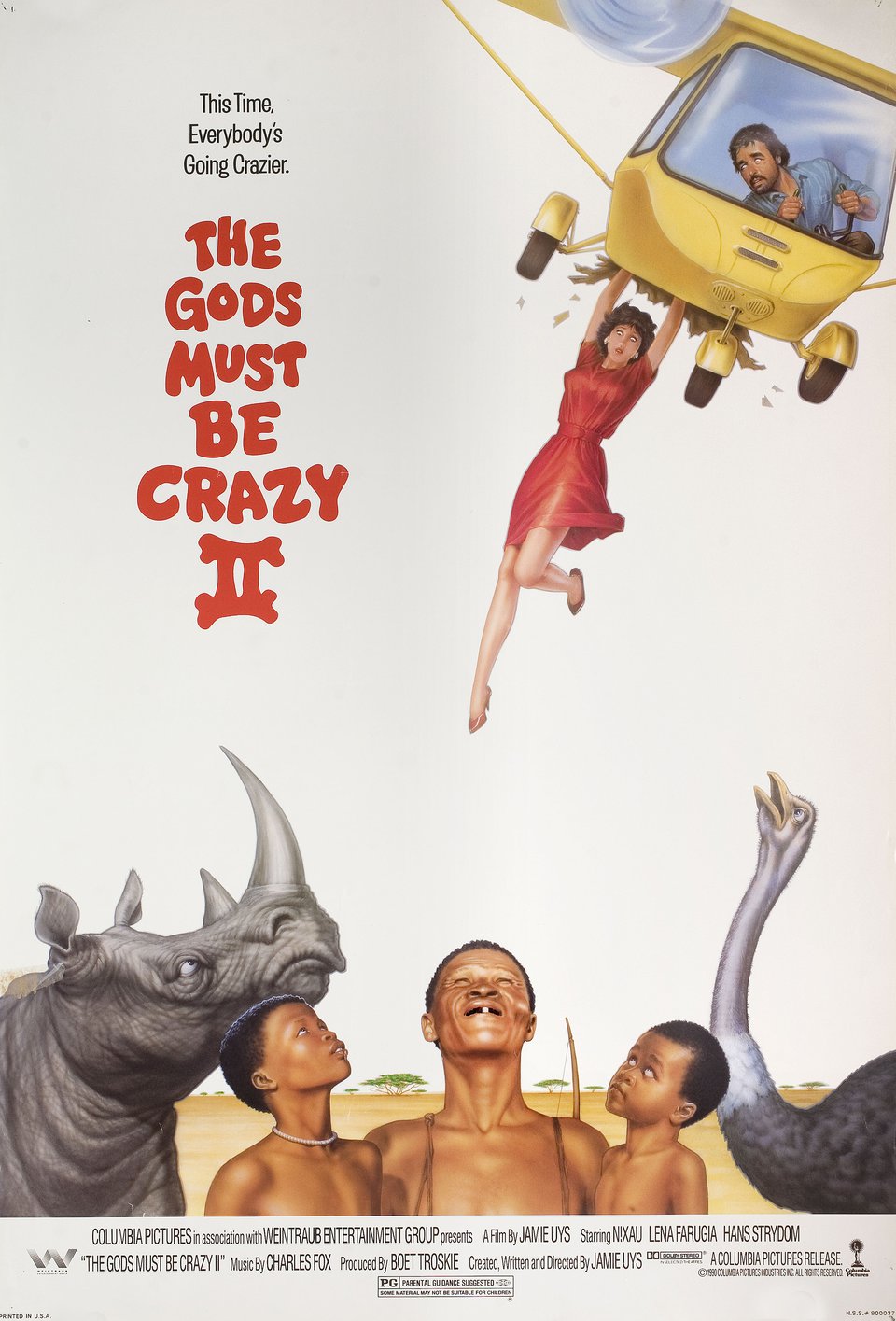 The Gods Must Be Crazy II movie poster